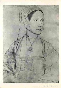 Postais: Art - Peinture - Holbein - Cecily Heron youngest daughter of Sir Thomas More - CPM - Voir Scans Rect